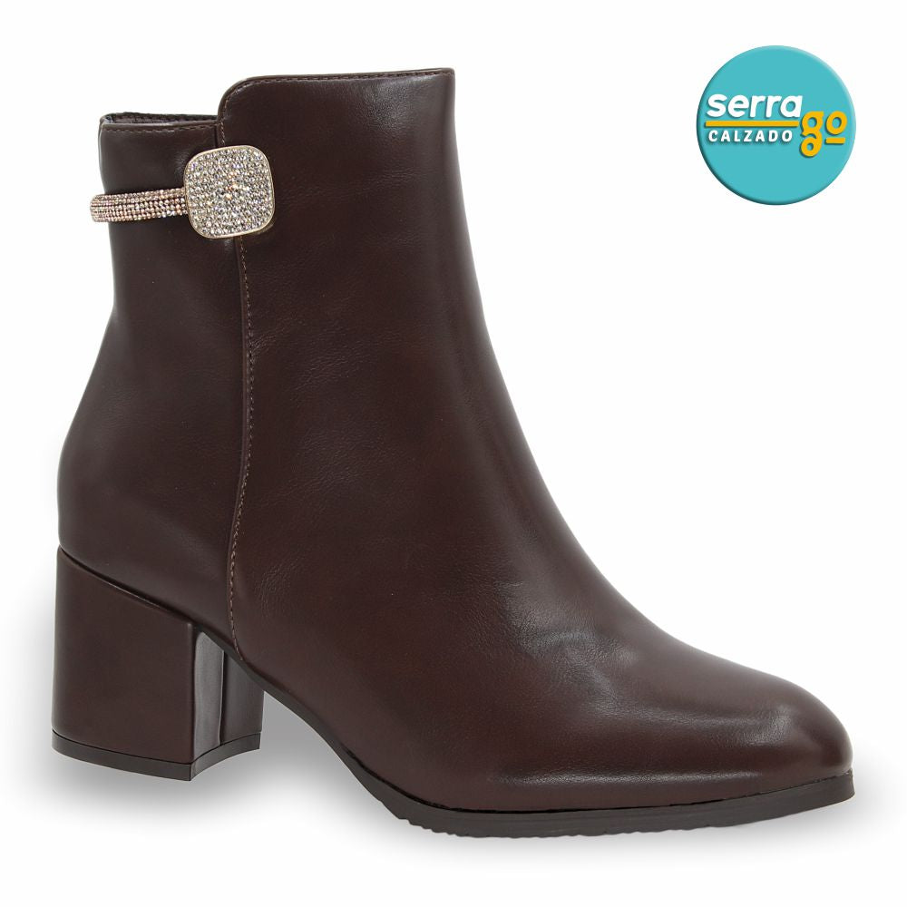 BOTA DAMA ESTILO JO-11 COLOR CAFE
