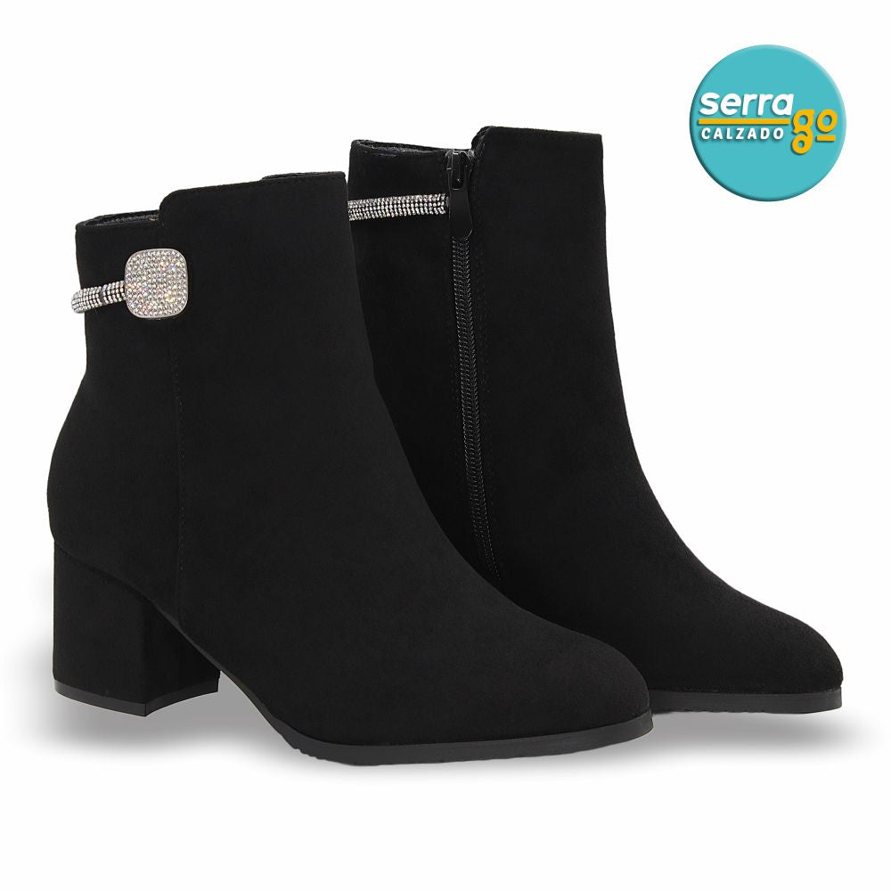 BOTA DAMA ESTILO JO-11 COLOR BUCK NEGRO