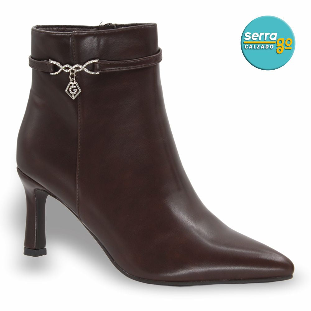 BOTA DAMA ESTILO JO-12 COLOR CAFÉ