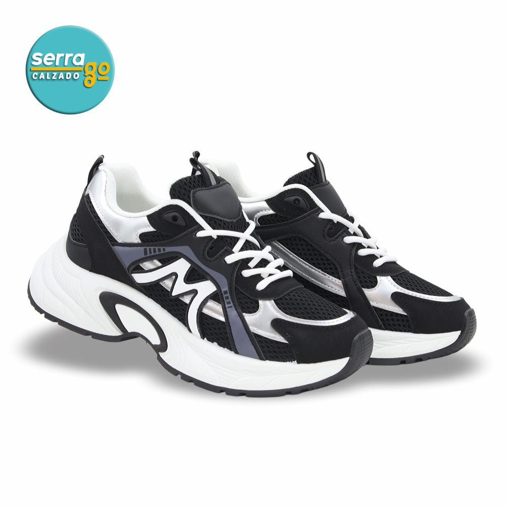 Tenis Deportivo Light mod. 726 Color Negro