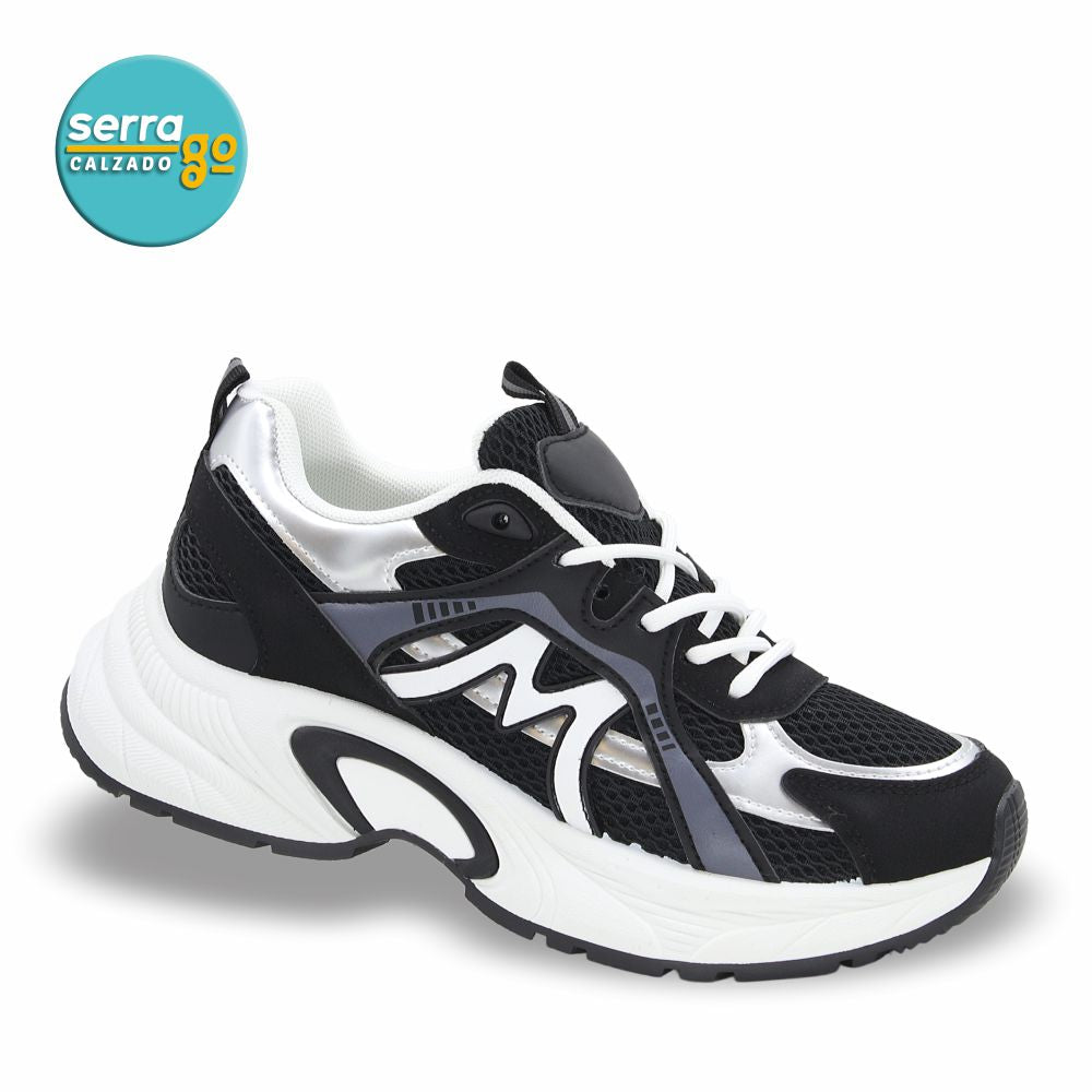 Tenis Deportivo Light mod. 726 Color Negro