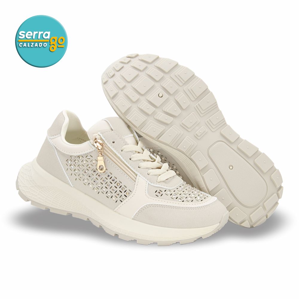 CALZADO URBANO ESTILO 716 COLOR BEIGE