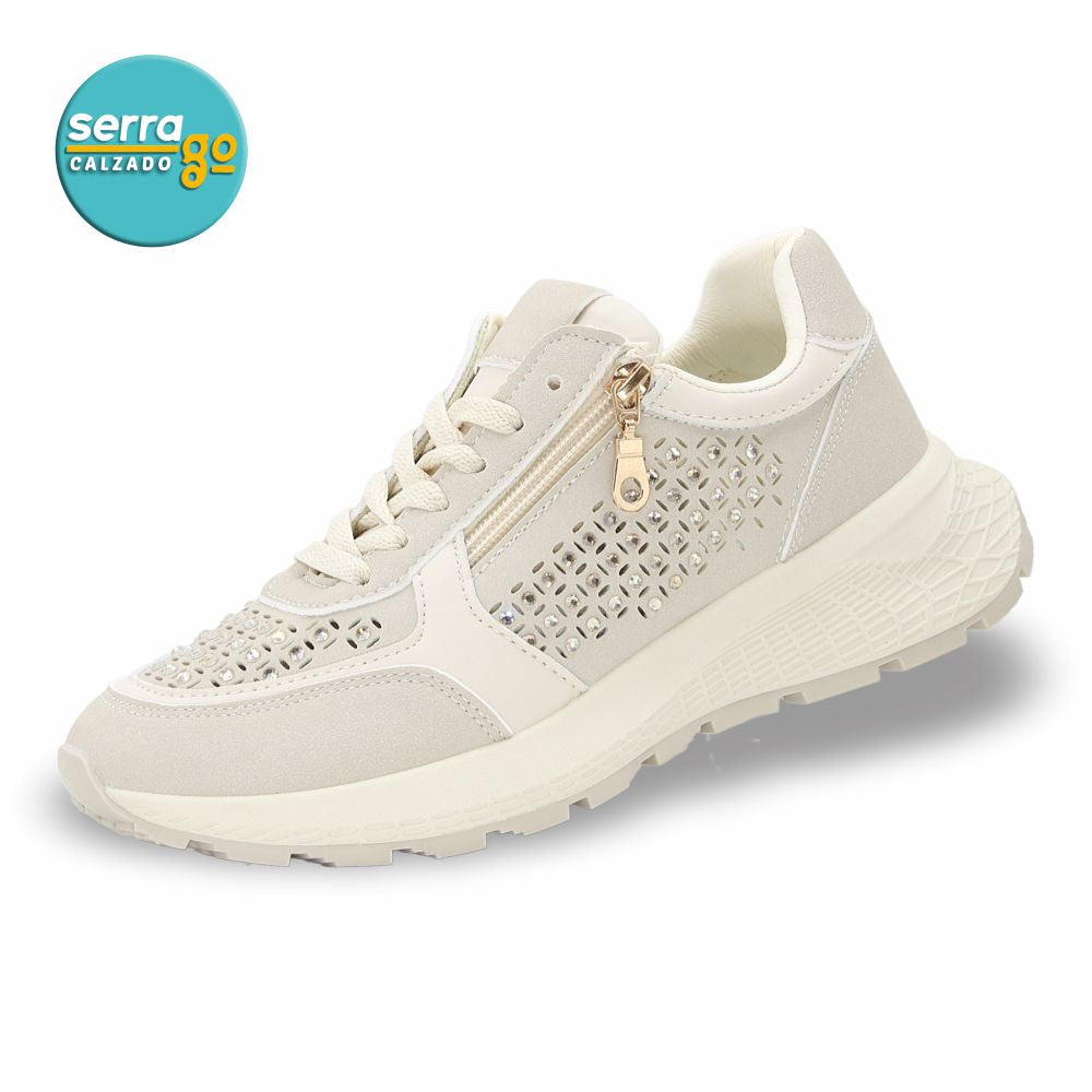 CALZADO URBANO ESTILO 716 COLOR BEIGE