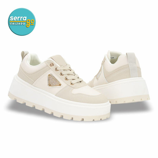 CALZADO URBANO ESTILO 720 COLOR BEIGE