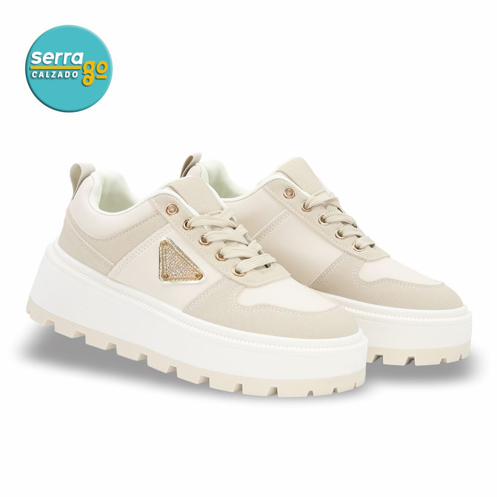 CALZADO URBANO ESTILO 720 COLOR BEIGE