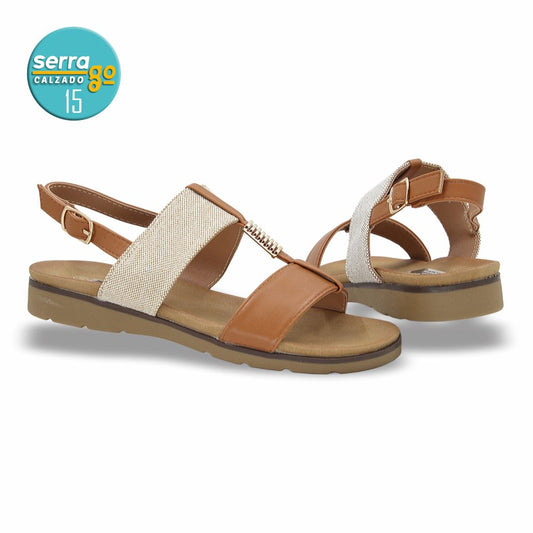 SANDALIA CASUAL DAMA ESTILO 712 COLOR TANG