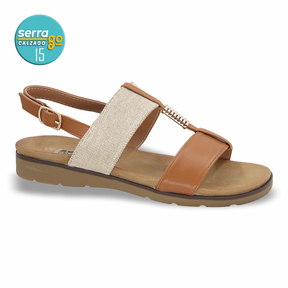 SANDALIA CASUAL DAMA ESTILO 712 COLOR TANG