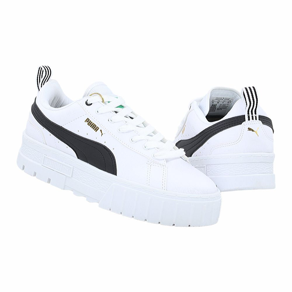 CALZADO URBANO REPLICA PUM CALI COLOR BLANCO NEGRO