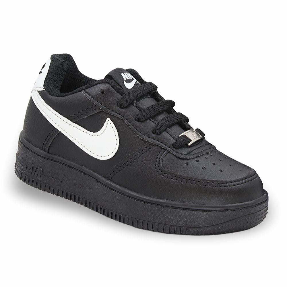 CALZADO URBANO REPLICA NIK AIR FORCE 1 L20 COLOR NEGRO BLANCO