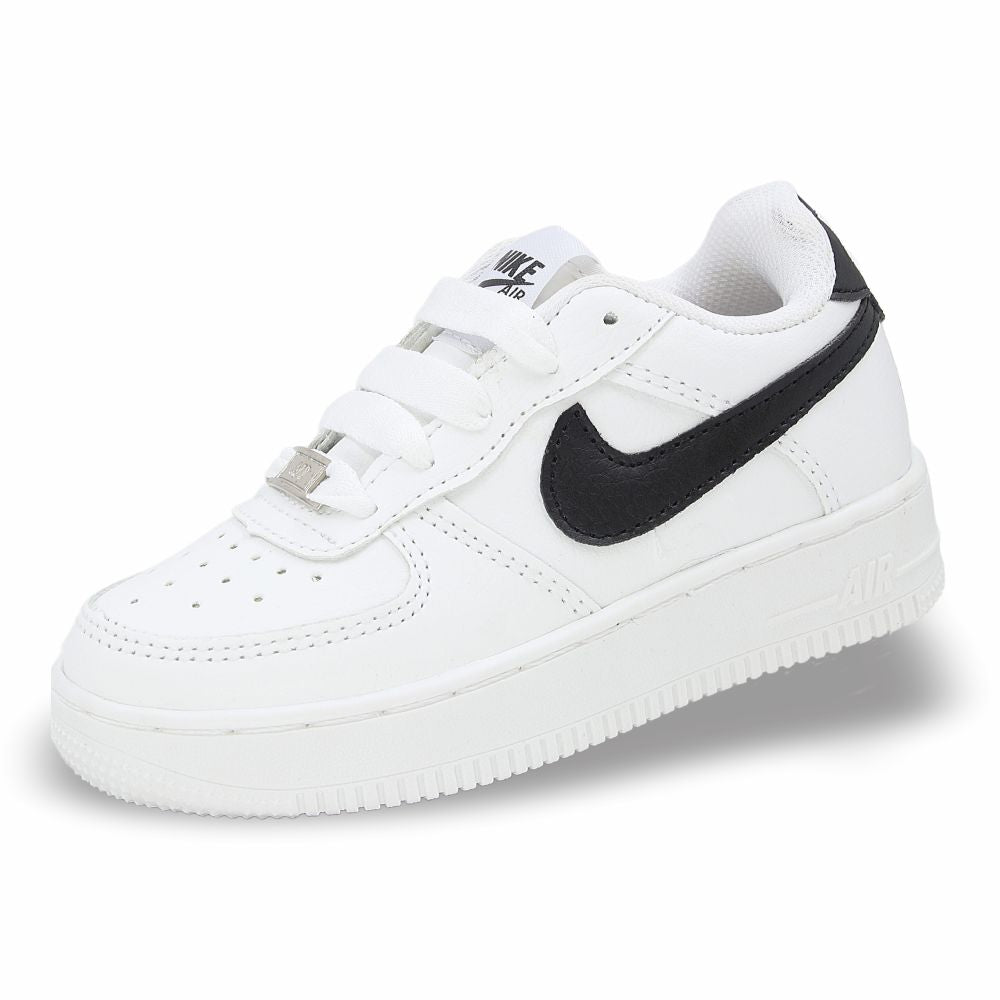 CALZADO URBANO REPLICA NIK AIR FORCE 1 L20 COLOR BLANCO NEGRO