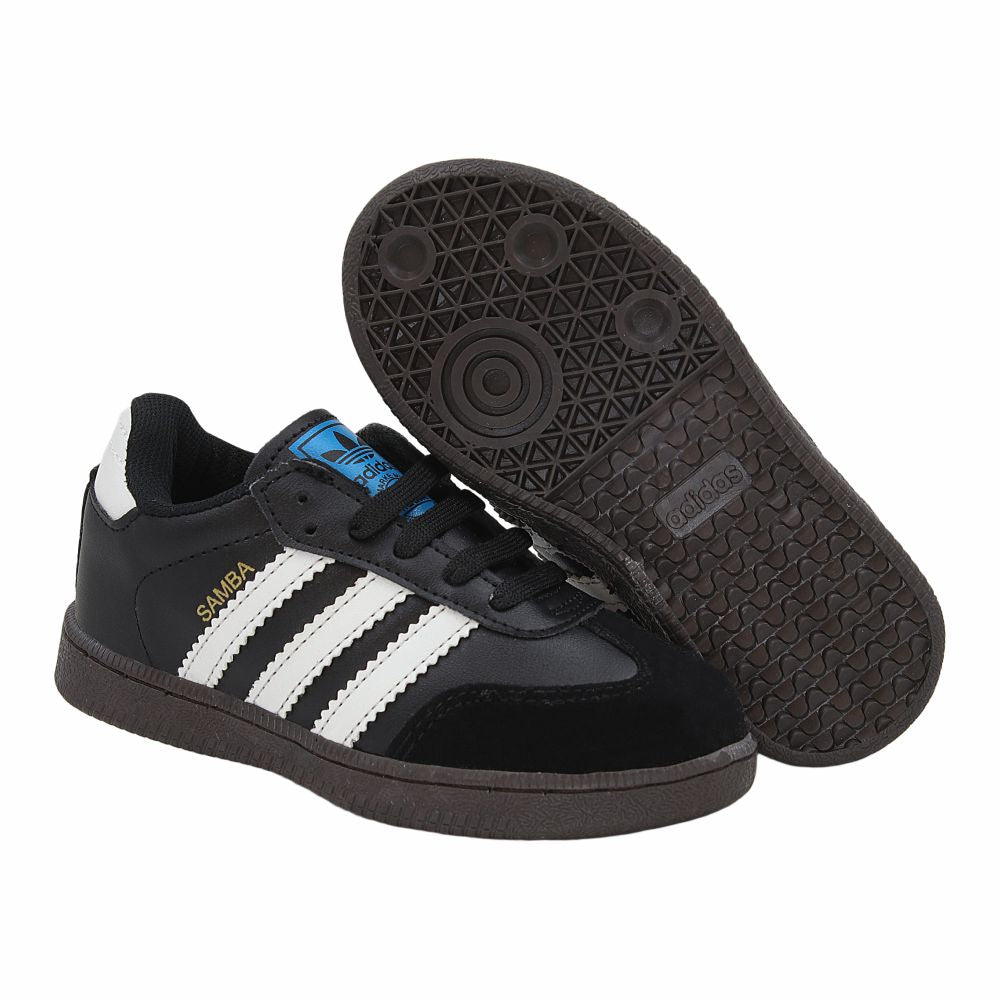 CALZADO URBANO MOD. SAMBAC L21 REPLICA ADID SAMBA COLOR NEGRO BLANCO