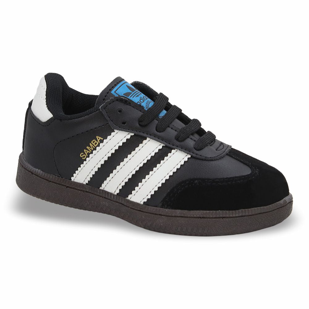CALZADO URBANO MOD. SAMBAC L21 REPLICA ADID SAMBA COLOR NEGRO BLANCO