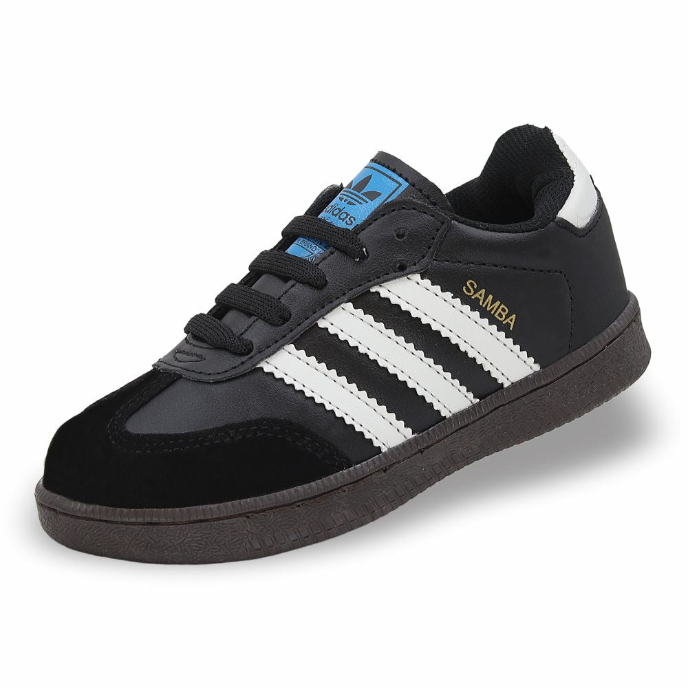 CALZADO URBANO MOD. SAMBAC L21 REPLICA ADID SAMBA COLOR NEGRO BLANCO