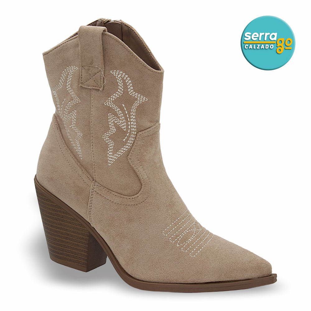 BOTA CAÑA MEDIA DAMA ESTILO 8111 COLOR ARENA