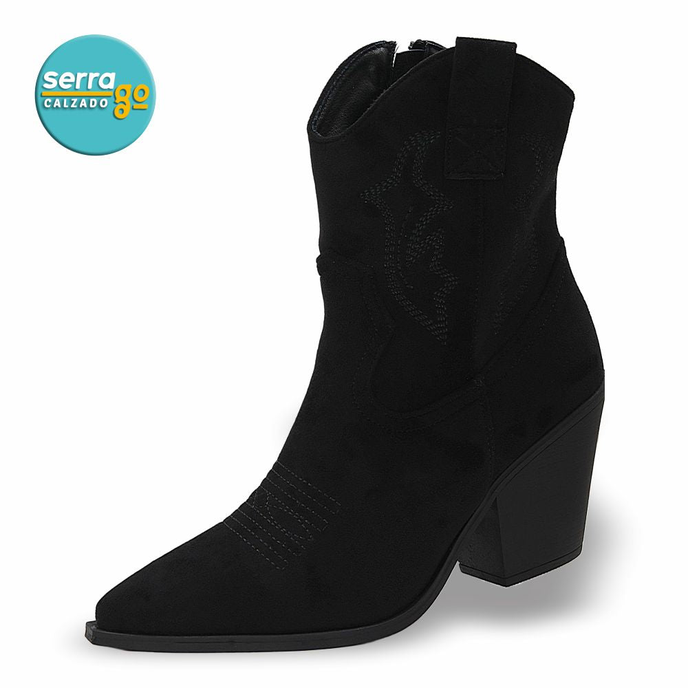 BOTA CAÑA MEDIA DAMA ESTILO 8111 COLOR NEGRO