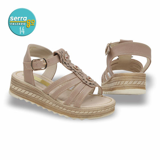 SANDALIA INFANTIL ESTILO 317 COLOR MAQUILLAGE