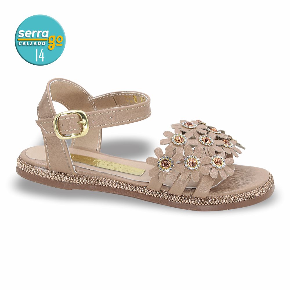 SANDALIA INFANTIL ESTILO 610 COLOR MAQUILLAGE