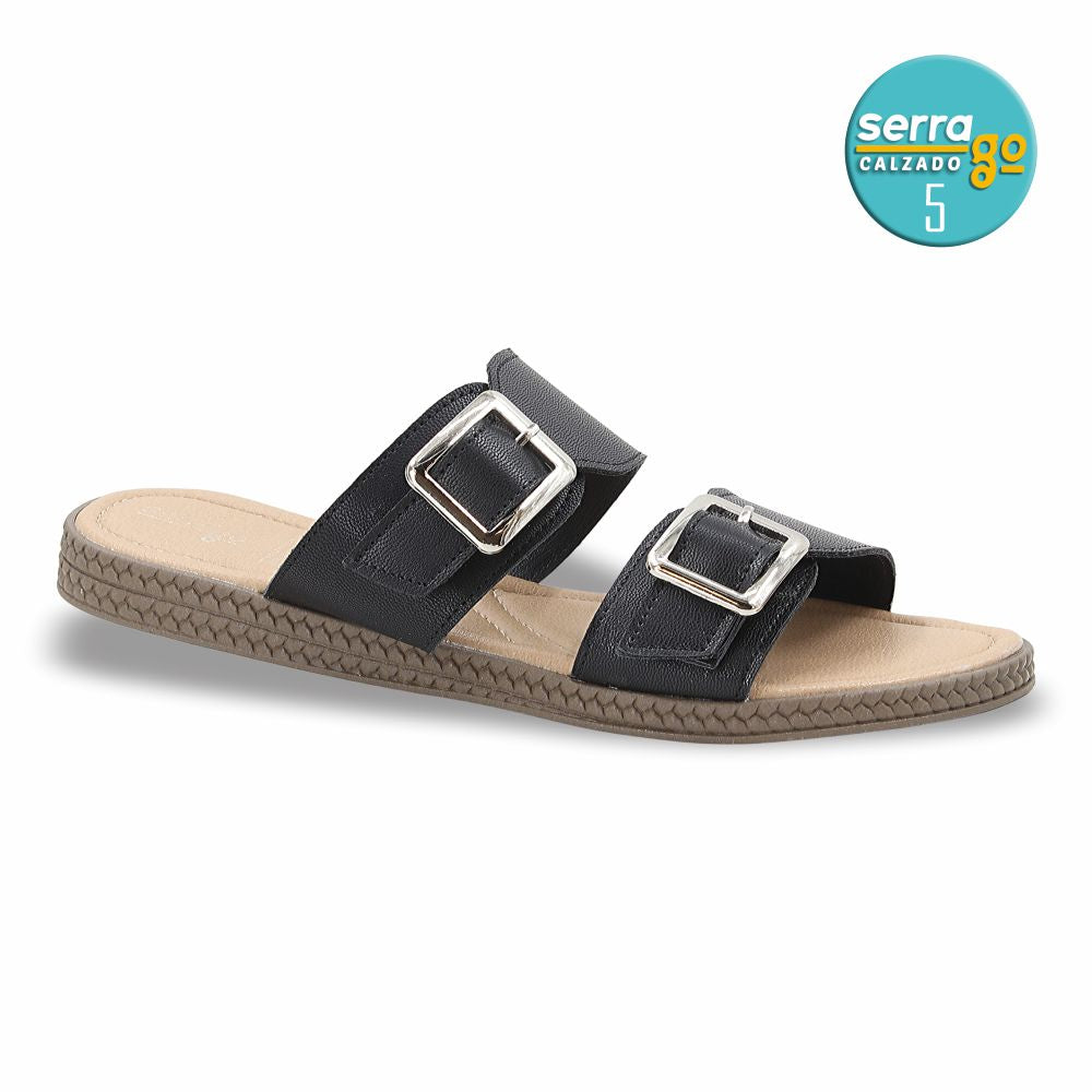 SANDALIA DAMA ESTILO 1210 COLOR NEGRO