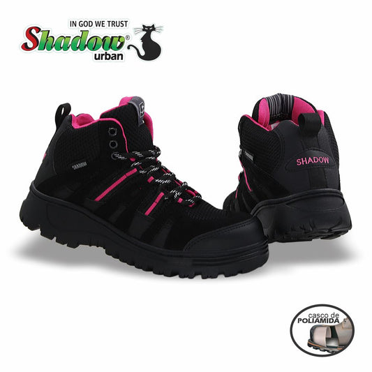 CALZADO DE SEGURIDAD CASCO POLIAMIDA MODELO 2048 COLOR NEGRO / FIUSHA