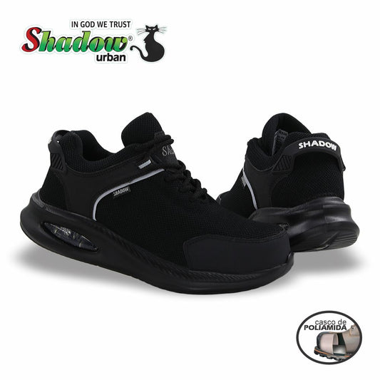 CALZADO DE SEGURIDAD CASCO POLIAMIDA MODELO 648 COLOR NEGRO