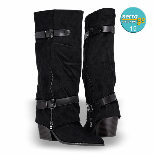 Marca IMPORMODA, Estilo JO-27, Color BUCK NGO, Corrida 23 - 26.5.