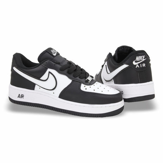 CALZADO URBANO MOD. AF1MA COLOR NEGRO/BLANCO