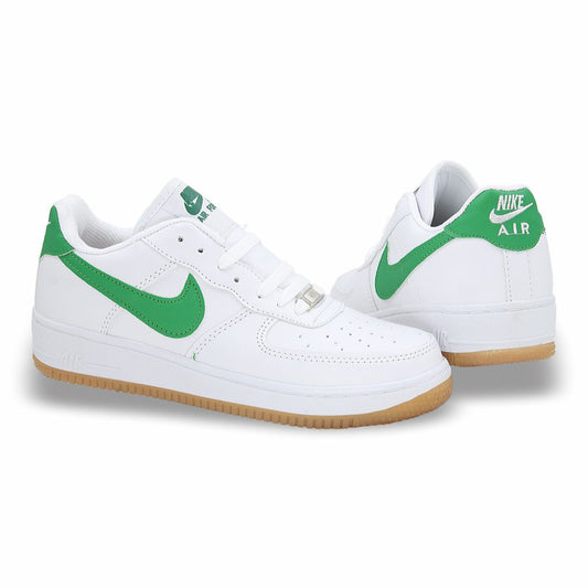 CALZADO URBANO REP NIK AIR FORC 505-11 COLOR BLANCO VERDE