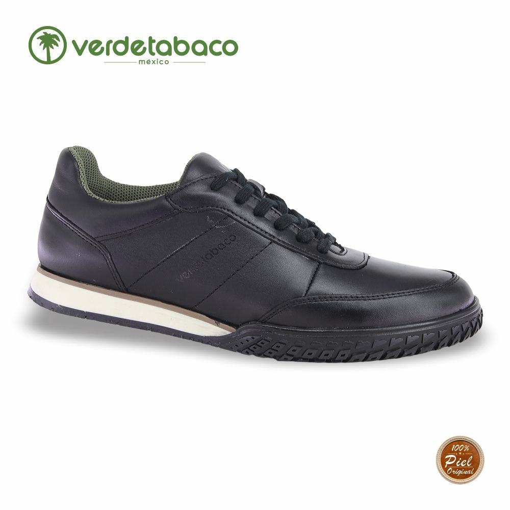 VERDE TABACO, CHOCLO CONFORD PARA CABALLERO, ESTILO 1322, COLOR NEGRO.