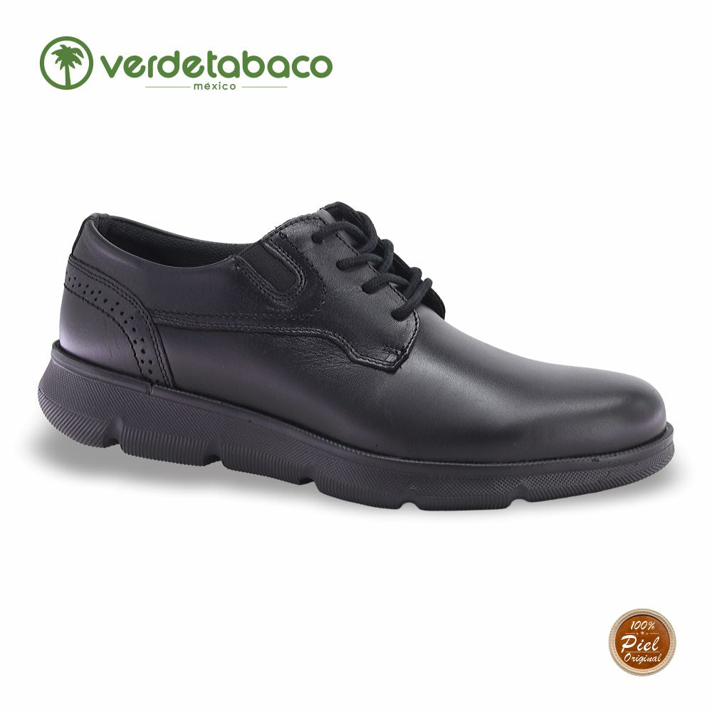 VERDE TABACO, CHOCLO CONFORD PARA CABALLERO, ESTILO 1322, COLOR NEGRO.