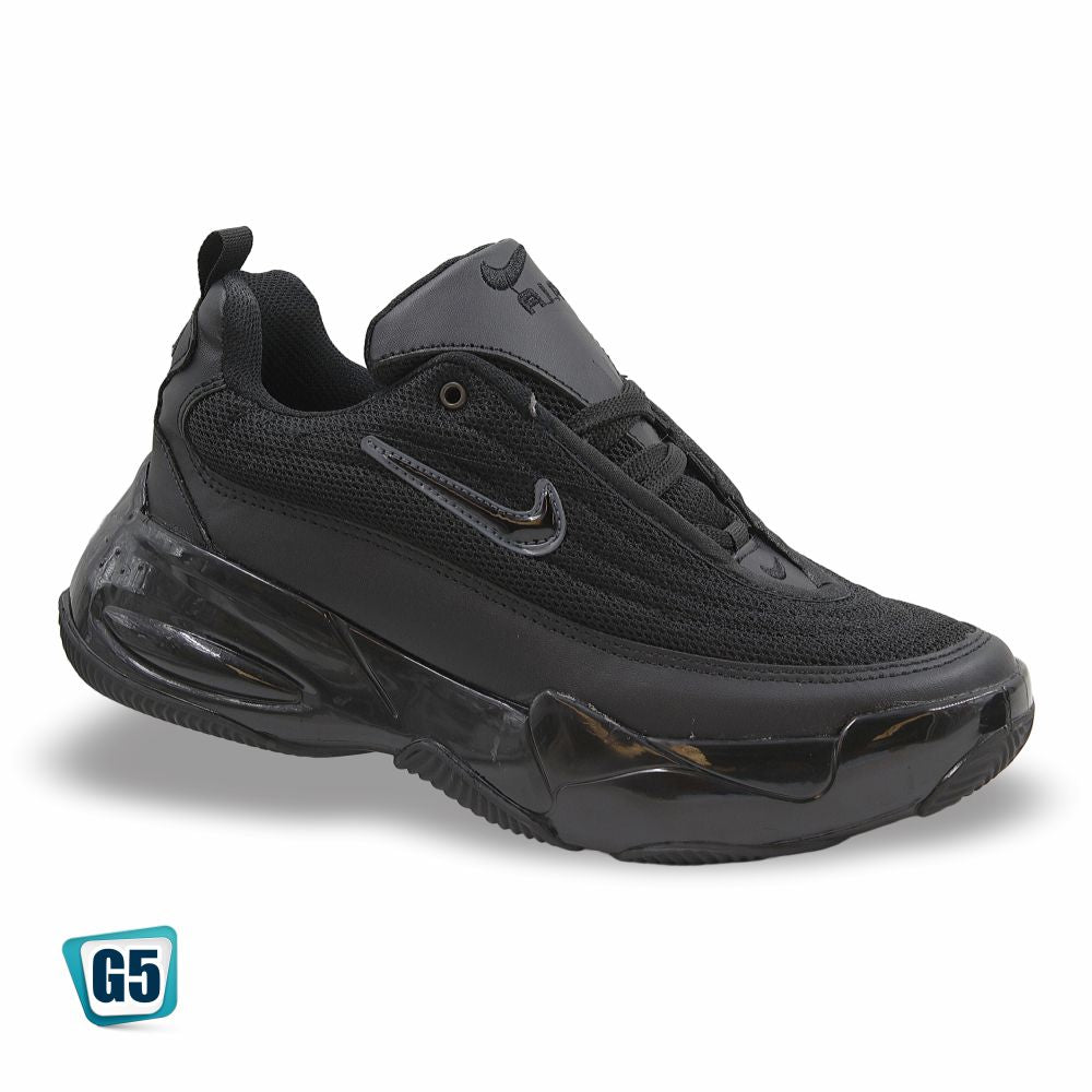 CALZADO DEPORTIVO CASUAL, G520, NIKE AIR MAX, ESTILO 2532H, COLOR NEGRO TOTAL.