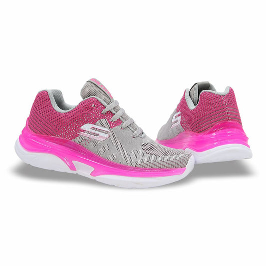 Tenis Deportivo Light mod. 1250 Color Gris Fiusha