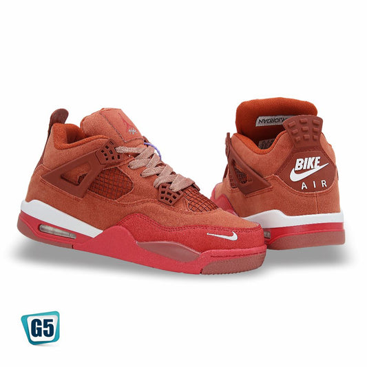 CALZADO URBANO REPLICA AIR JORDAN MOD. R4YM COLOR BIKE BRICK