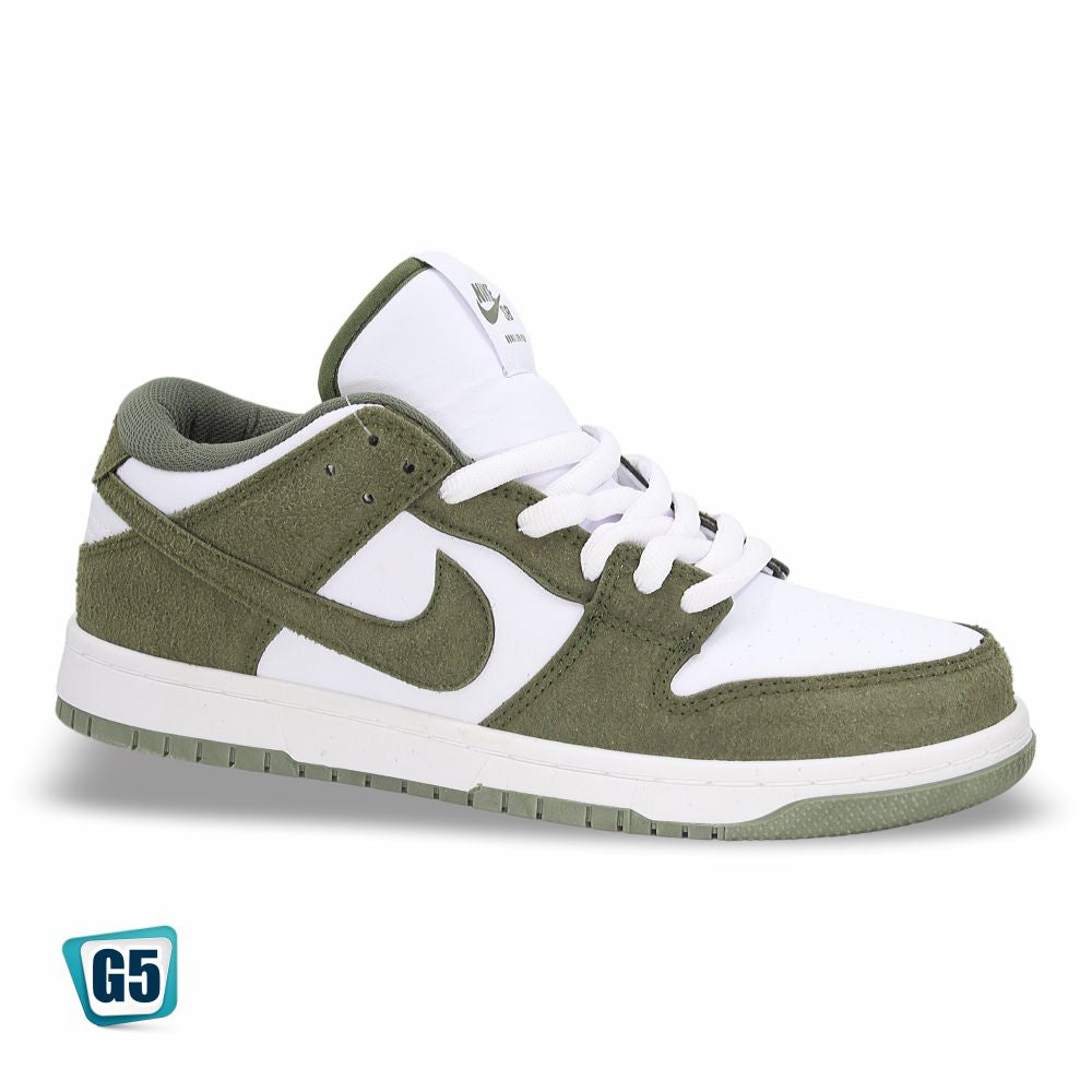 CALZADO URBANO REPLICA NIK DUNK LM COLOR BLANCO MILITAR