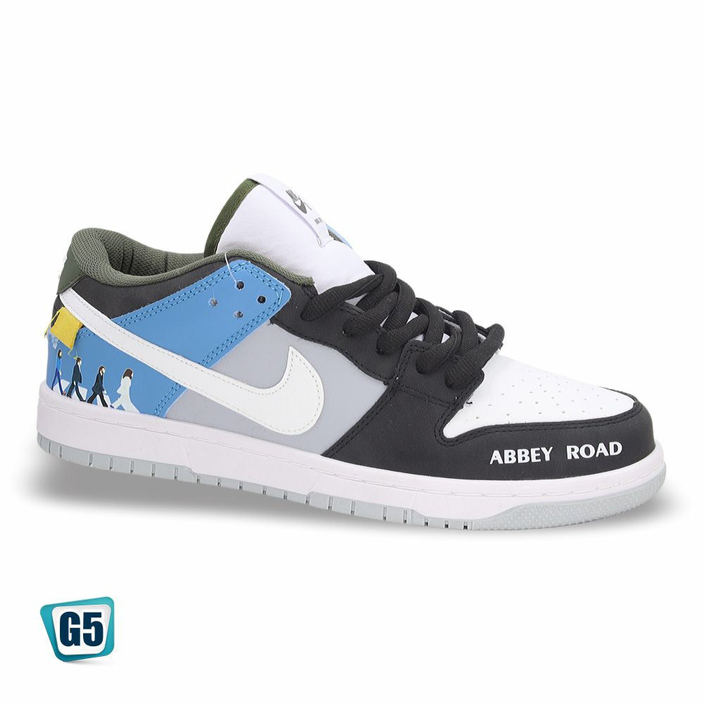 CALZADO URBANO REPLICA NIK DUNK SB COLOR ABBEY ROAD
