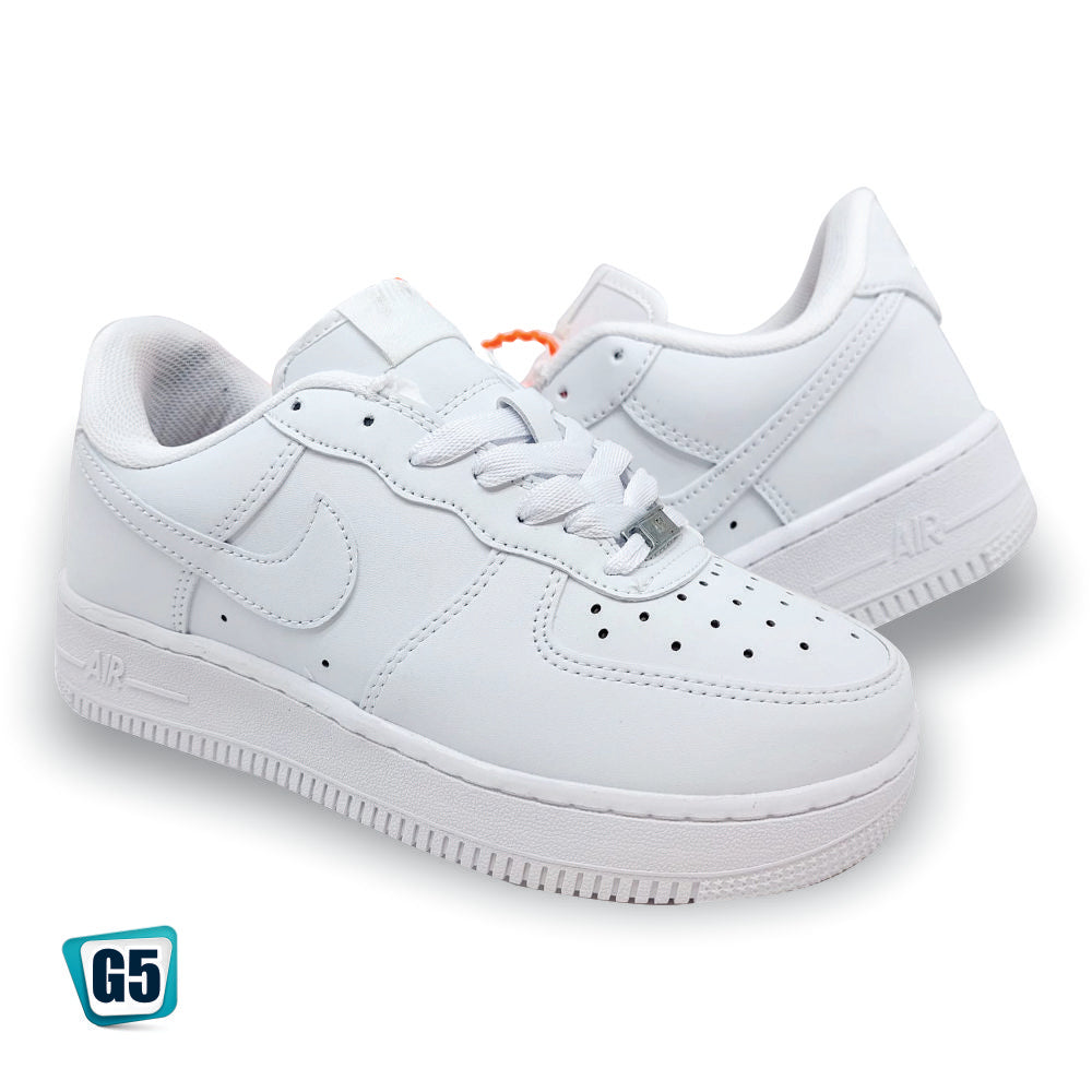 CALZADO URBANO MOD. AF1MA COLOR BLANCO