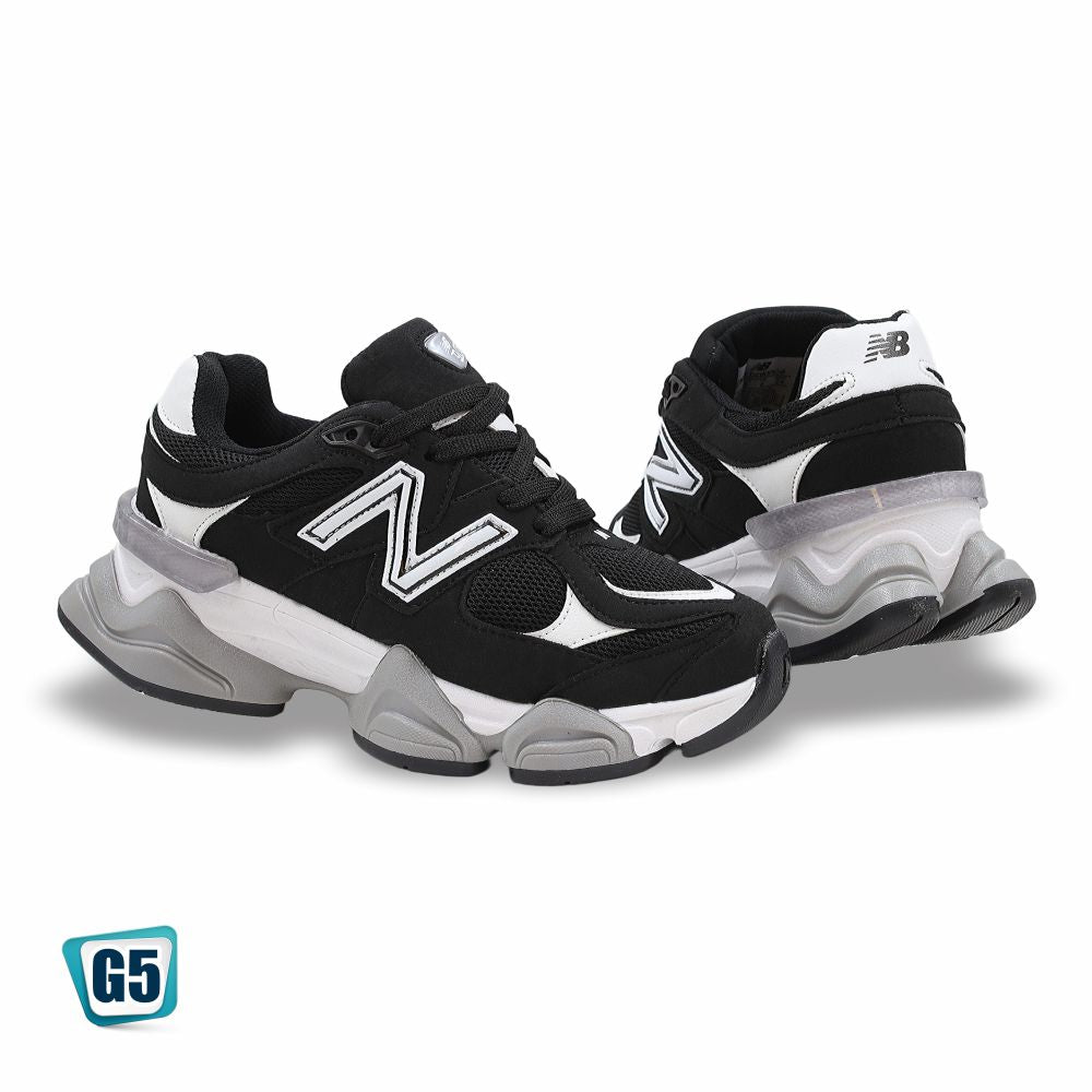 CALZADO DEPORTIVO REPLICA NEW BALNCE 9060H COLOR NEGRO BLANCO