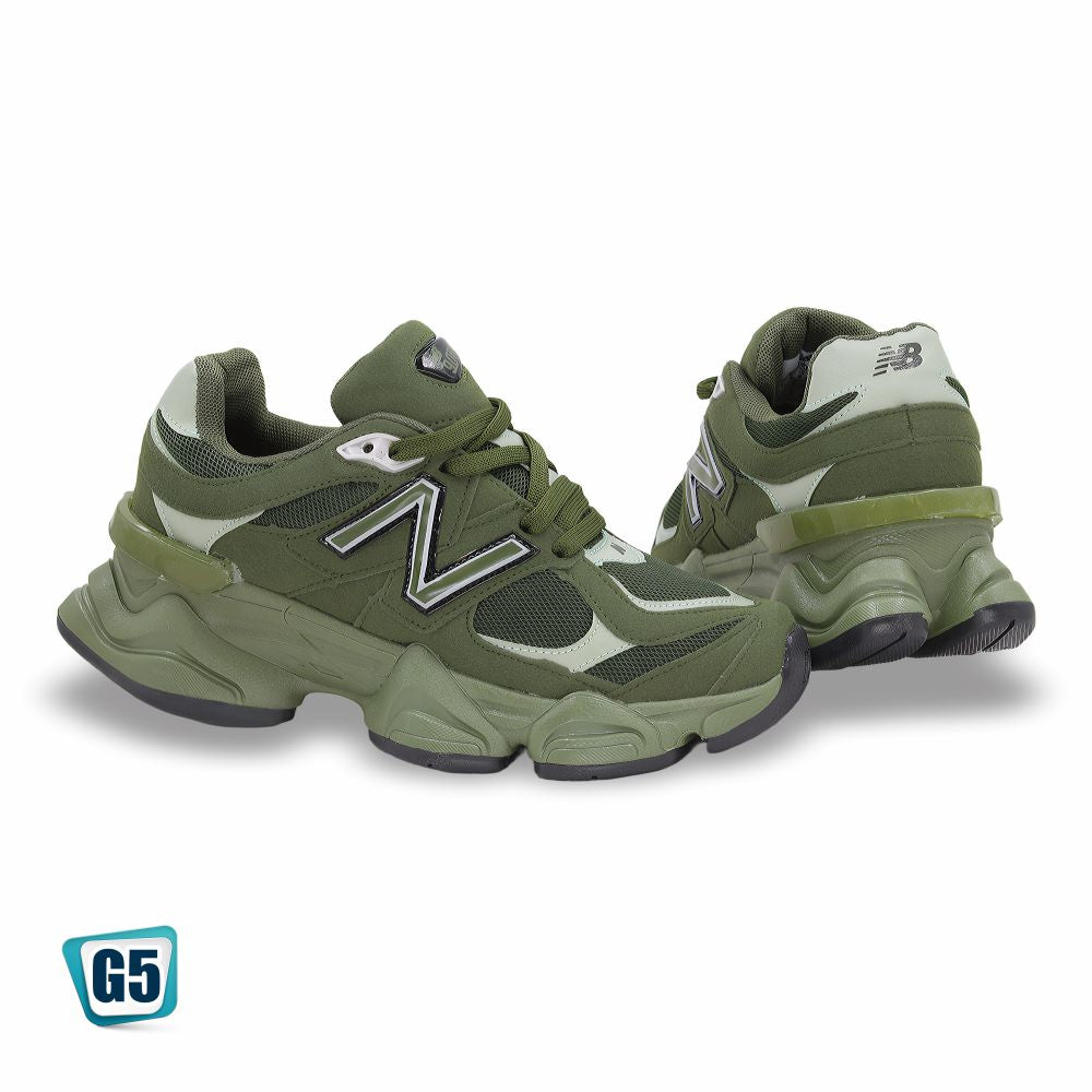 CALZADO DEPORTIVO REPLICA NEW BALNCE 9060H COLOR VERDE OLIVO