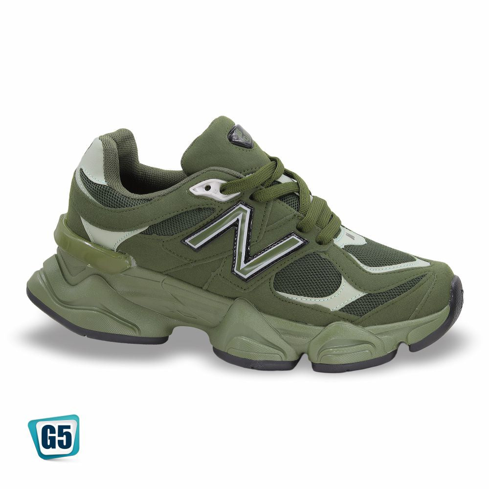 CALZADO DEPORTIVO REPLICA NEW BALNCE 9060H COLOR VERDE OLIVO