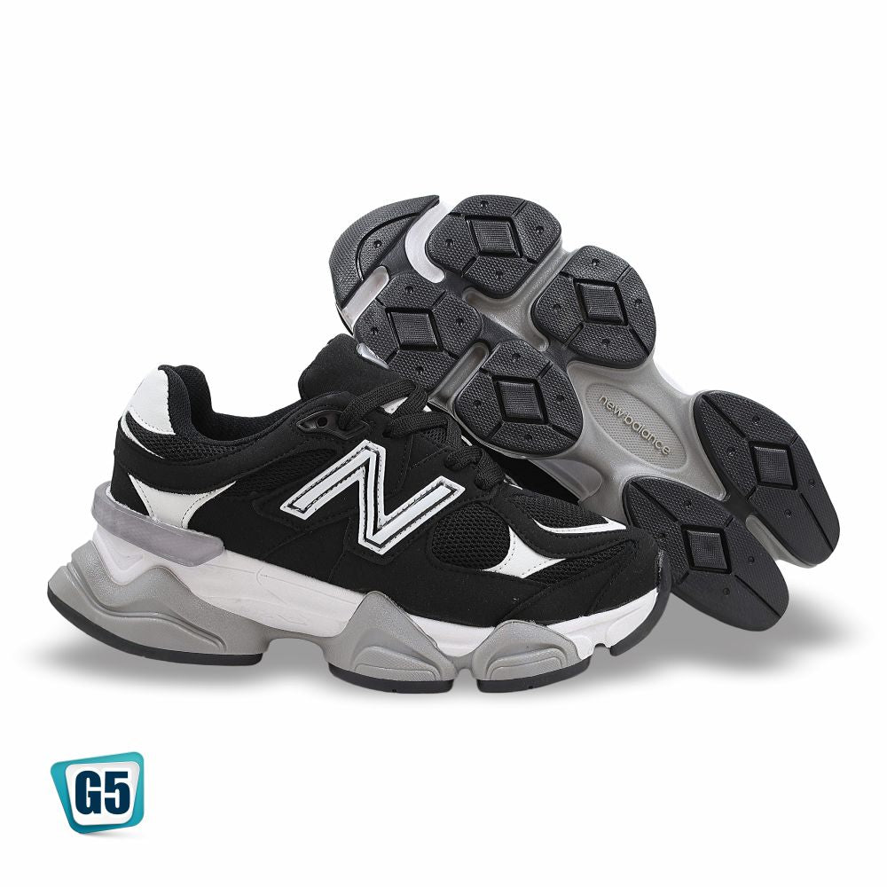 CALZADO DEPORTIVO REPLICA NEW BALNCE 9060H COLOR NEGRO BLANCO