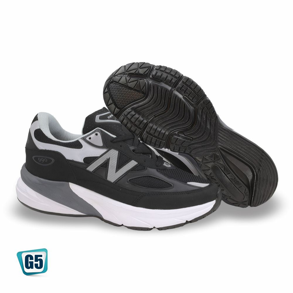 CALZADO DEPORTIVO REPLICA NEW BALANCE N900 MOD 2539H COLOR NEGRO BLANCO GRIS