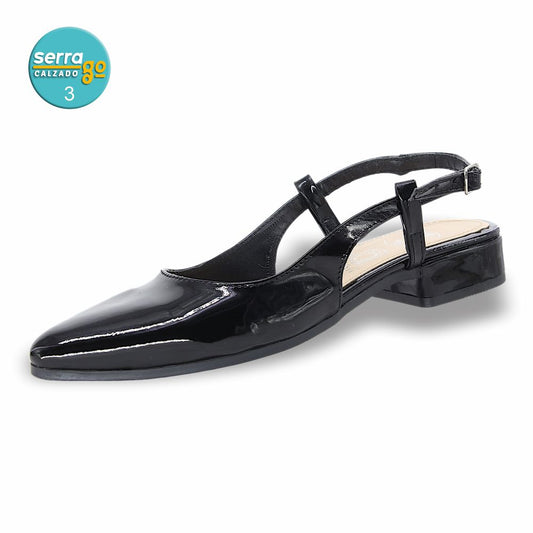 Marca MODA, Estilo 312V, Color CHAROL NGO, Corrida 23 - 26.5