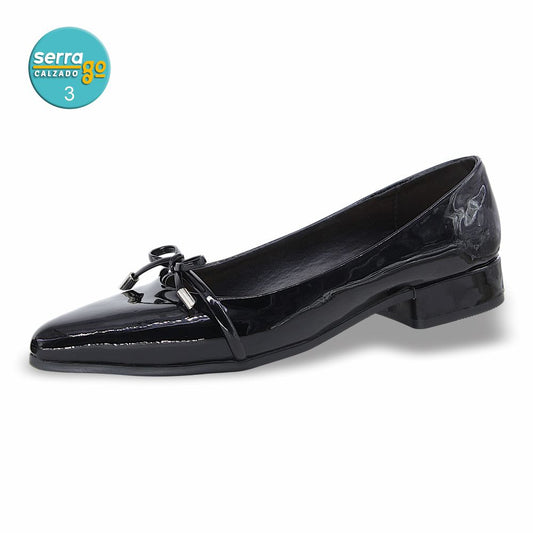 Marca MODA, Estilo 302, Color CHAROL NGO, Corrida 23 - 26.5