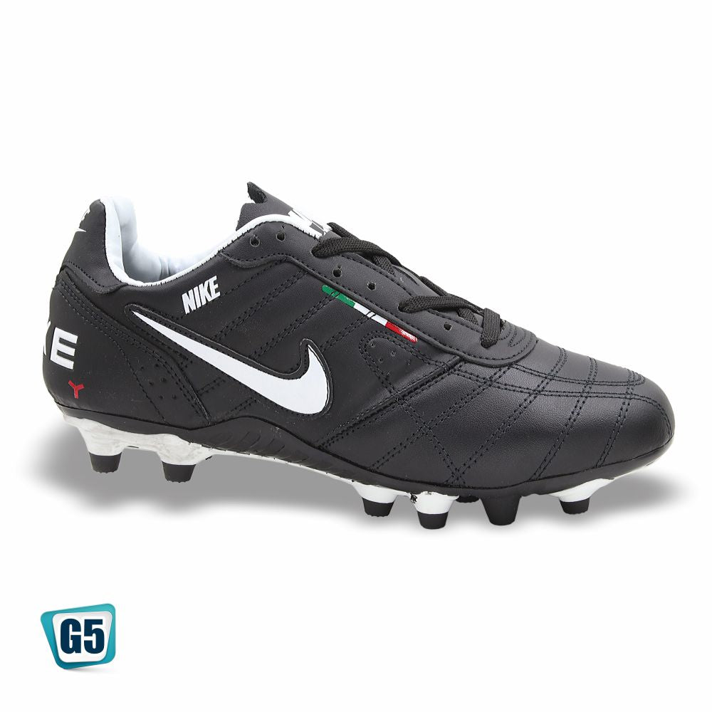 TENIS DE FUTBOL SOCCER RÉPLICA NIK TIEMPO LEGEND 2437-2H COLOR NEGRO BLANCO