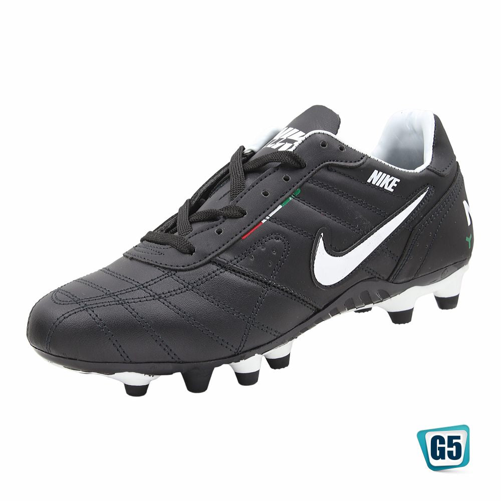 TENIS DE FUTBOL SOCCER RÉPLICA NIK TIEMPO LEGEND 2437-2H COLOR NEGRO BLANCO
