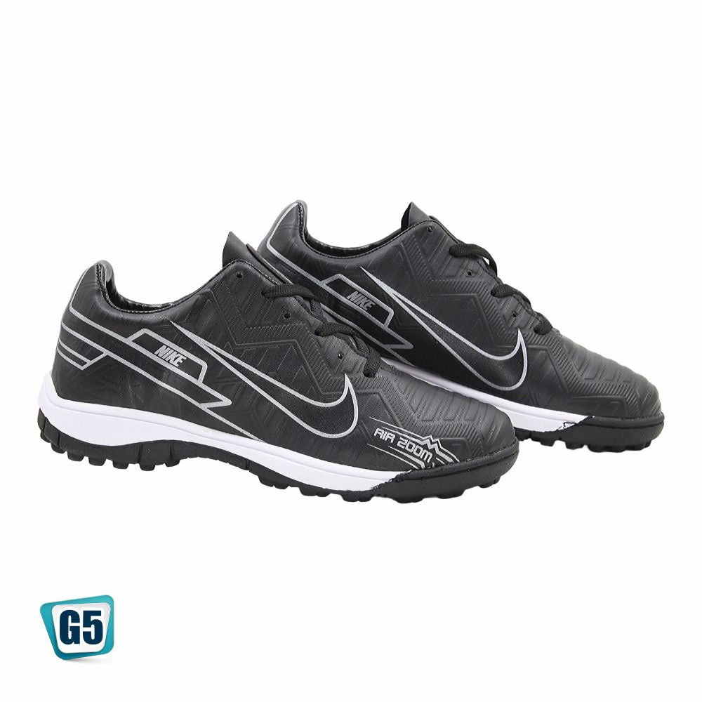 TENIS DE FUTBOL RÁPIDO RÉPLICA NIK ZOOM VAPOR 2414-2H COLOR NEGRO PLATA