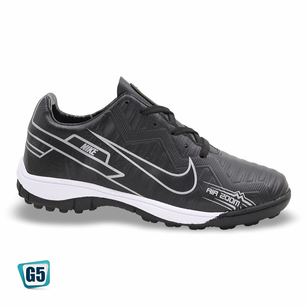TENIS DE FUTBOL RÁPIDO RÉPLICA NIK ZOOM VAPOR 2414-2H COLOR NEGRO PLATA