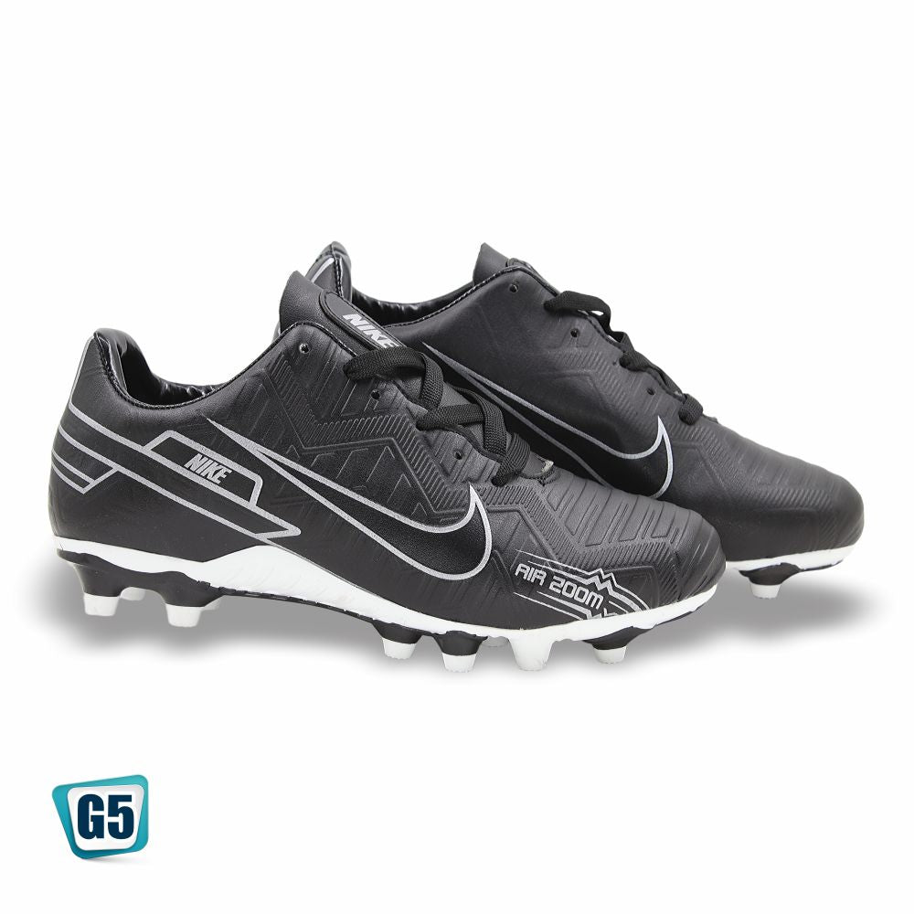 TENIS DE FUTBOL SOCCER RÉPLICA NIK ZOOM VAPOR 2429-2H COLOR NEGRO PLATA
