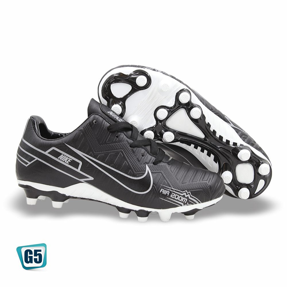 TENIS DE FUTBOL SOCCER RÉPLICA NIK ZOOM VAPOR 2429-2H COLOR NEGRO PLATA