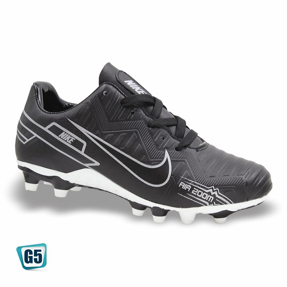TENIS DE FUTBOL SOCCER RÉPLICA NIK ZOOM VAPOR 2429-2H COLOR NEGRO PLATA