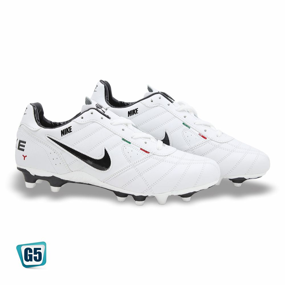 TENIS DE FUTBOL SOCCER RÉPLICA NIK TIEMPO LEGEND 2437-1H COLOR BLANCO NEGRO